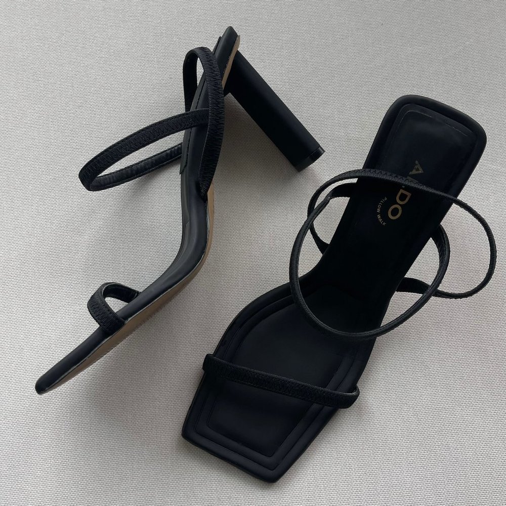 ALDO Okurra Heeled sandal 8.5 Size Black color